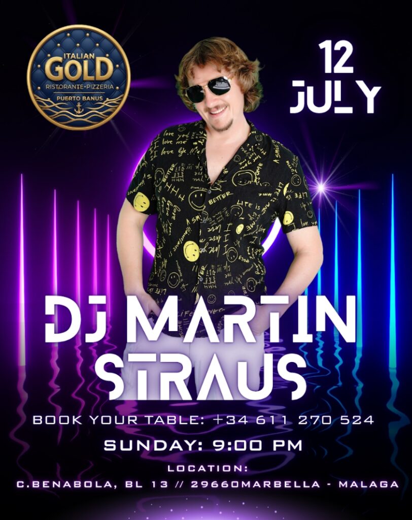 Sesión de DJ Martin Straus en Puerto Banús | Italian Gold